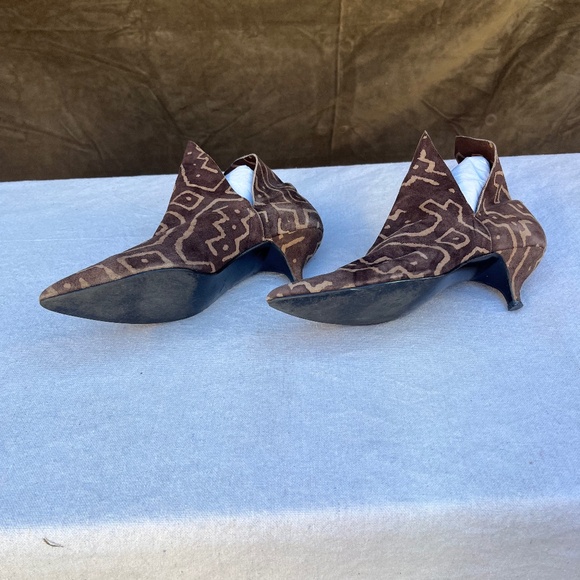 Norma Kamali Vintage Mudcloth Bootie - Picture 2 of 5
